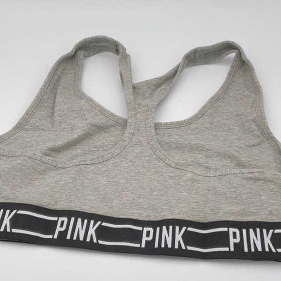 Victoria’s Secret PINK Crop Racerback sports bra Large L NWT - Picture 3 of 4
